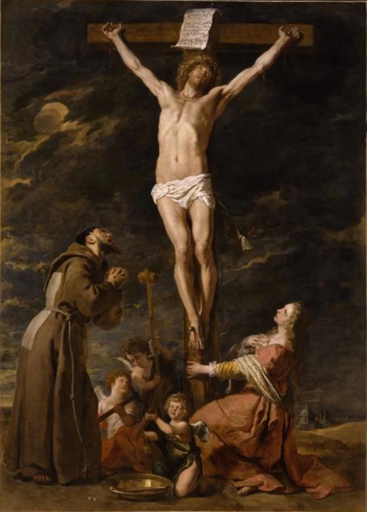 Cristo crocifisso con i santi Francescoe Maria Maddalena